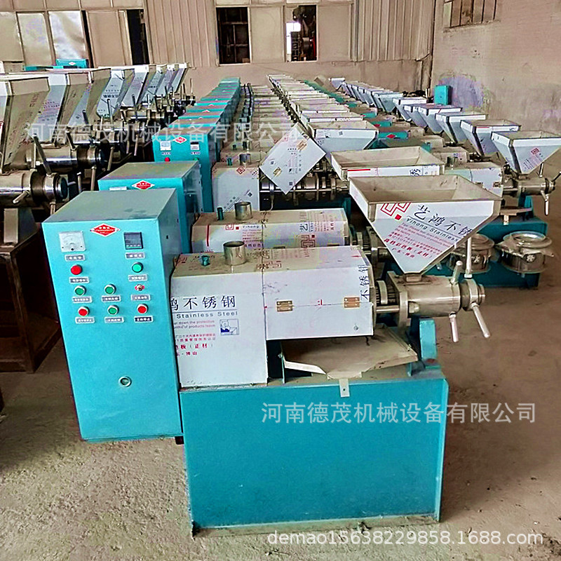 全自动螺旋榨油机 菜籽油料压榨滤油一体机设备 多功能高效榨油机
