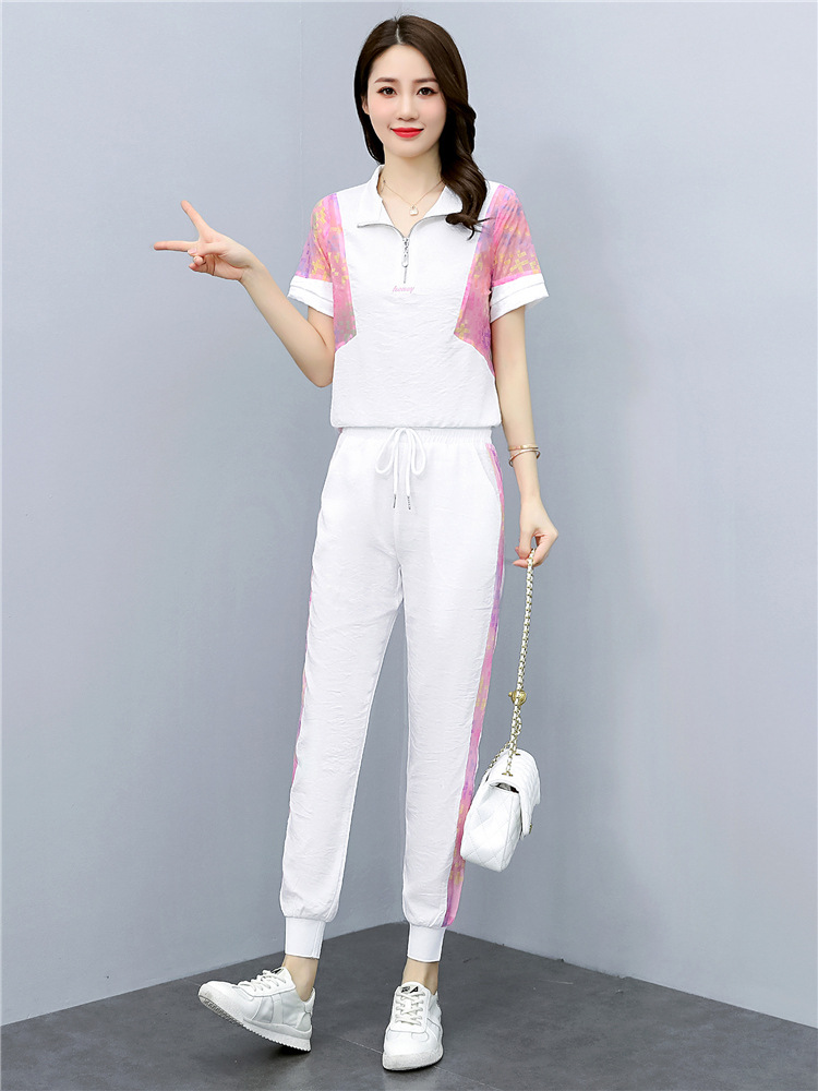 夏款运动服套装图片