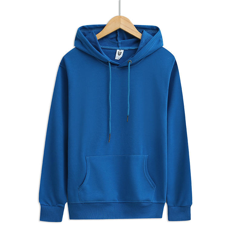 New Drop-Shoulder Solid Color Hooded Pullover Sweater Business Attire Work Clothes Blank Shirt Advertising Shirt Wholesale Custom Printed Logo