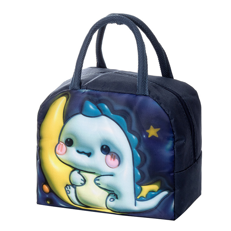 3d Cartoon Ice Pack Children's Portable Insulated Bag Oxford Cloth Cute Cartoon Lunch Bag Student Lunch Box Bag