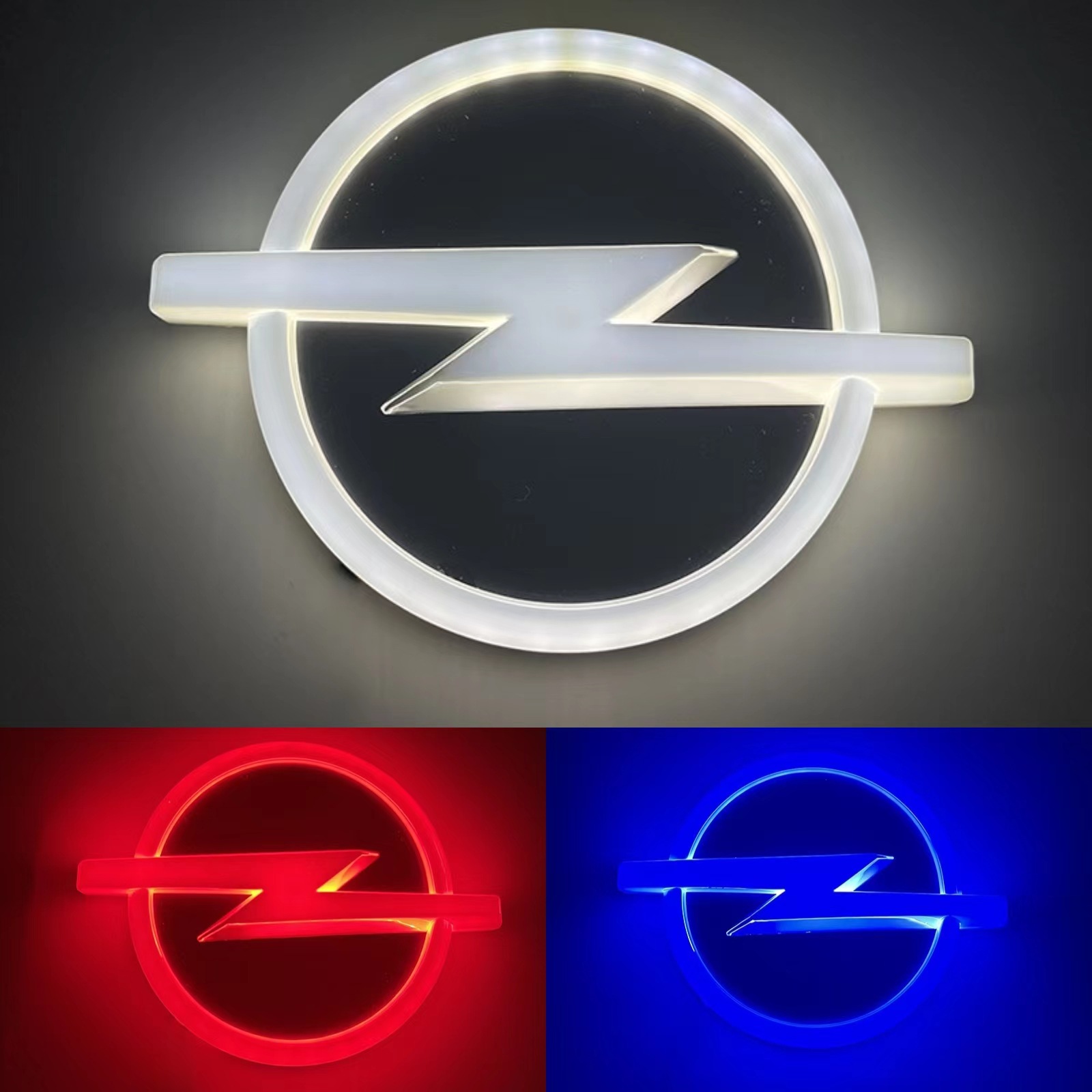 适用于欧宝 opel 安德拉 车标4d发光led后尾车标灯-阿里巴巴