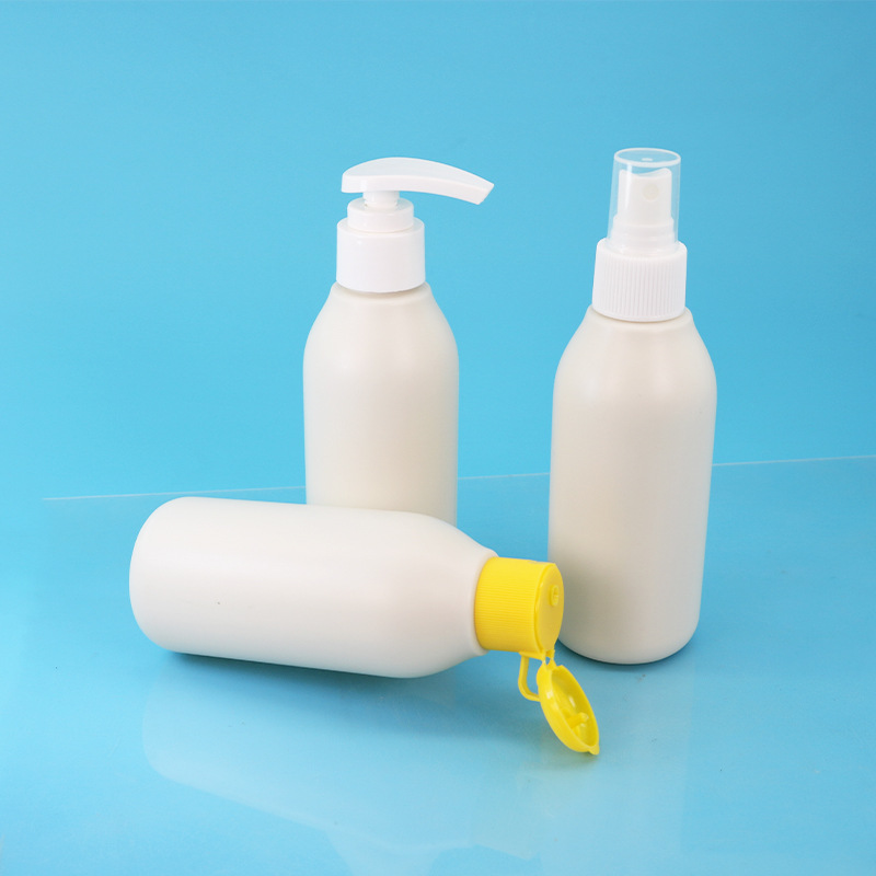 厂家150ml白色塑料瓶喷雾乳液瓶按压瓶小老鼠喷壶hdpe除油剂瓶子
