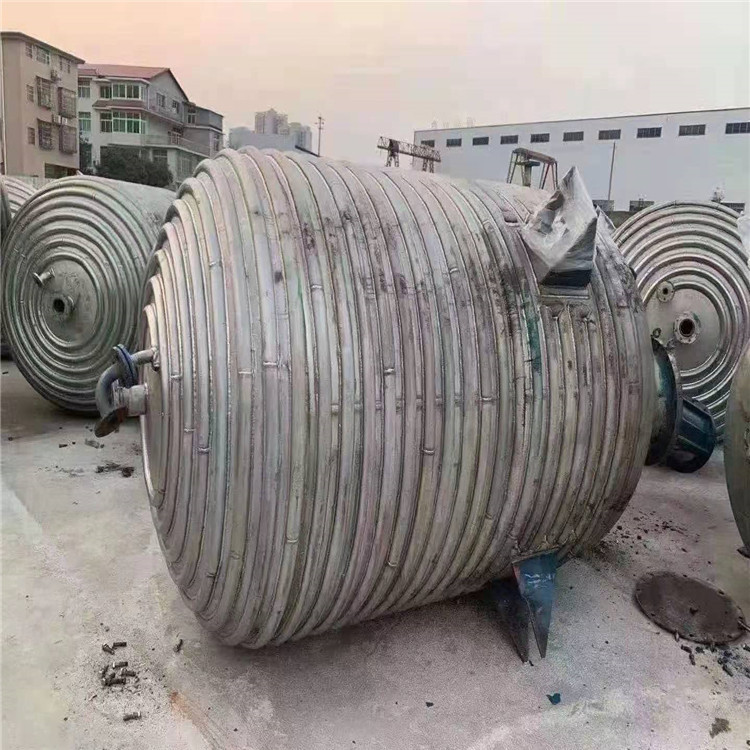 出售二手化工电加热反应釜设备二手30立方电加热盘管反应釜