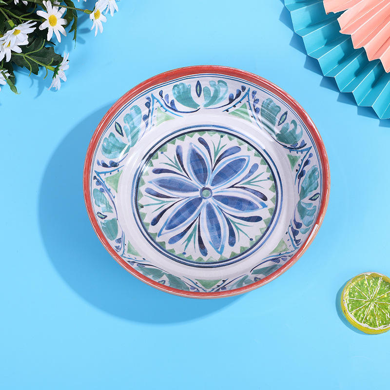 新款 密胺餐具套装 美耐皿餐盘沙拉盘沙拉碗套装  厂家直供批发