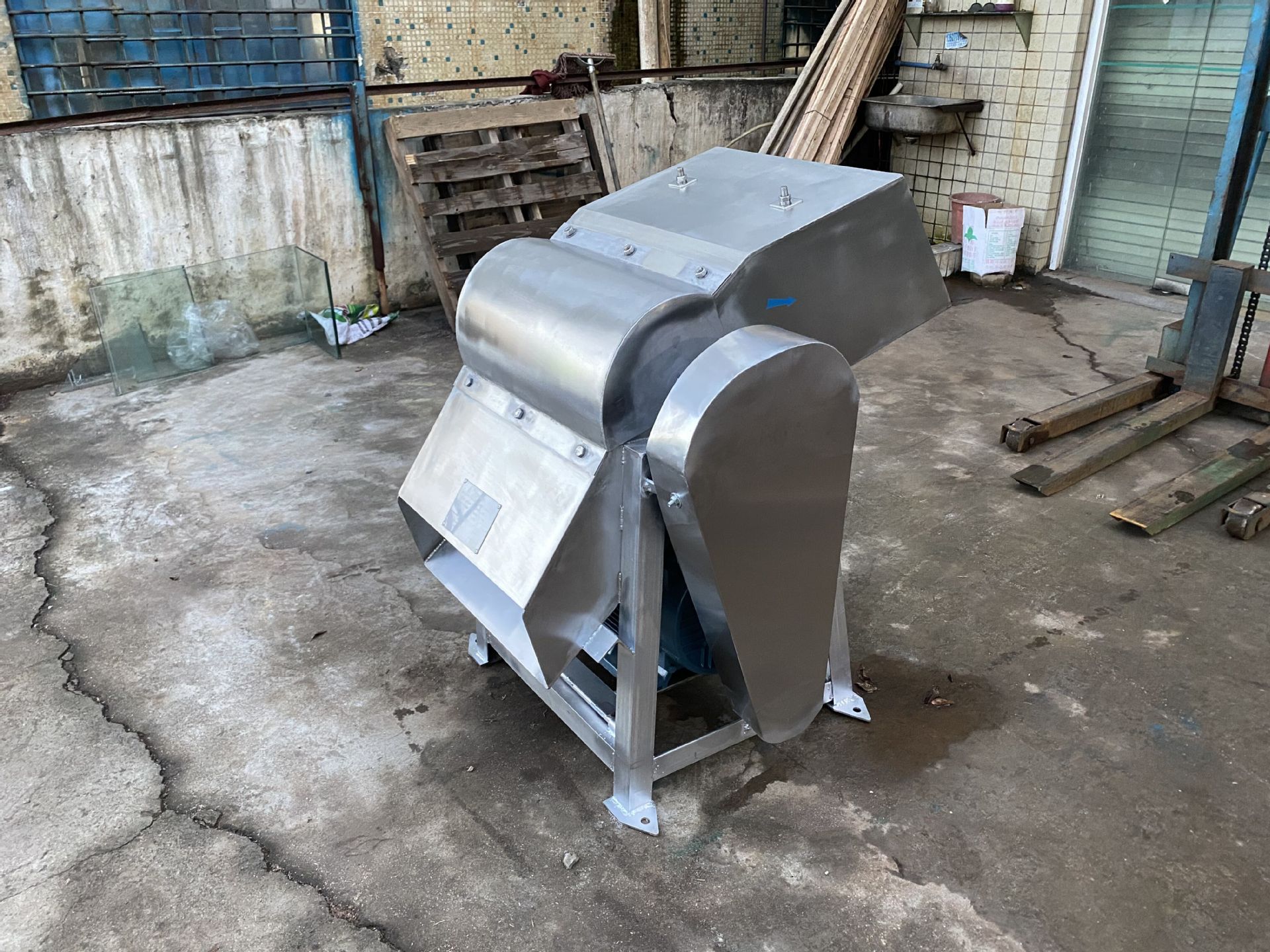 0成交1件商用大型双辊工业碎冰机打冰机码头用冰块粉碎机破冰自动碎冰