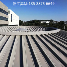 闪银铝合金屋面板 0.9mm体育中心 学校报告厅 高立边430铝镁锰板