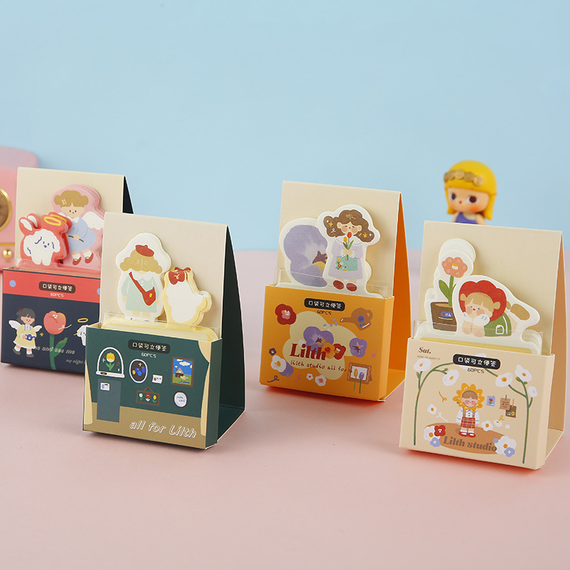 6折94991斯普维加 sv-12568 天使花园口袋可立造型组合便利贴异形