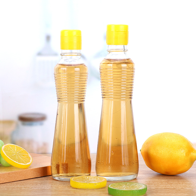 螺丝麻油瓶厨房家用核桃油瓶子玻璃密封带盖香油瓶山茶油空瓶