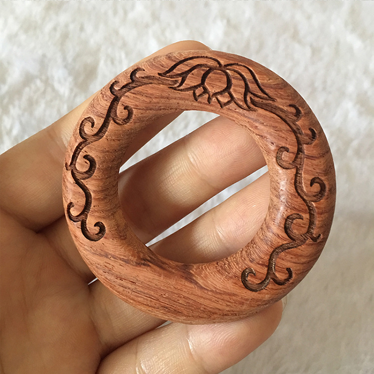 七衣祖衣如意袈裟扣鸡翅木红木草花梨酸枝木质扣僧衣佛具扣衣勾环