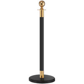 豪华礼宾杆 酒店挂绳迎宾柱 不锈钢银行排队护栏圆球围栏杆隔离带