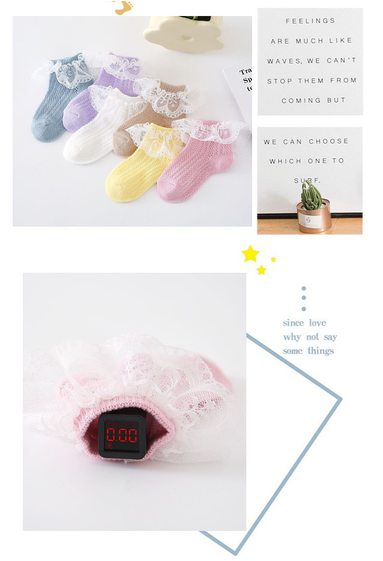 23新款女童蕾丝花边袜韩版舞蹈袜春夏季儿童袜子公主袜中大童女孩详情9