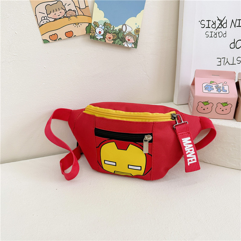 2023 New Children's Chest Pack Mini Printed Shoulder Bag Cartoon Anime Waist Bag out Casual Trend Crossbody Bag