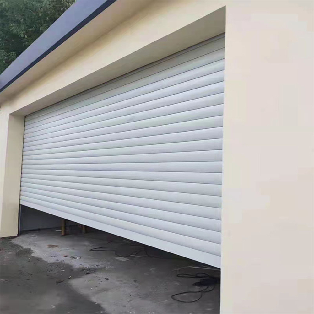 厂家电动铝合金卷帘门自动感应家用车库商铺进户遥控防盗静音抗风