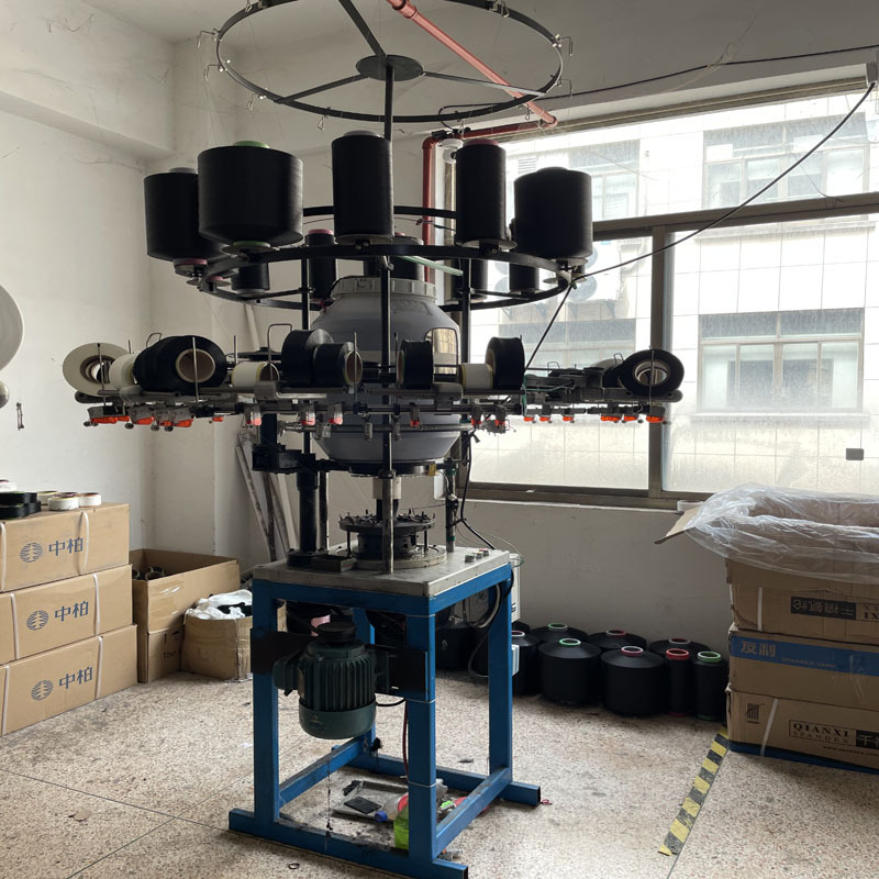 韩版新款时尚大肠圈针织机器机械头圈机发圈机罗口机圆机弹力圈机