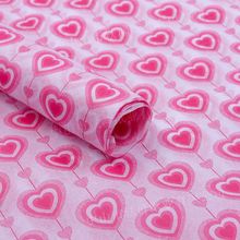 现货50*35cm粉色爱心拷贝纸 服装防潮纸 礼品包装纸 情人节雪梨纸