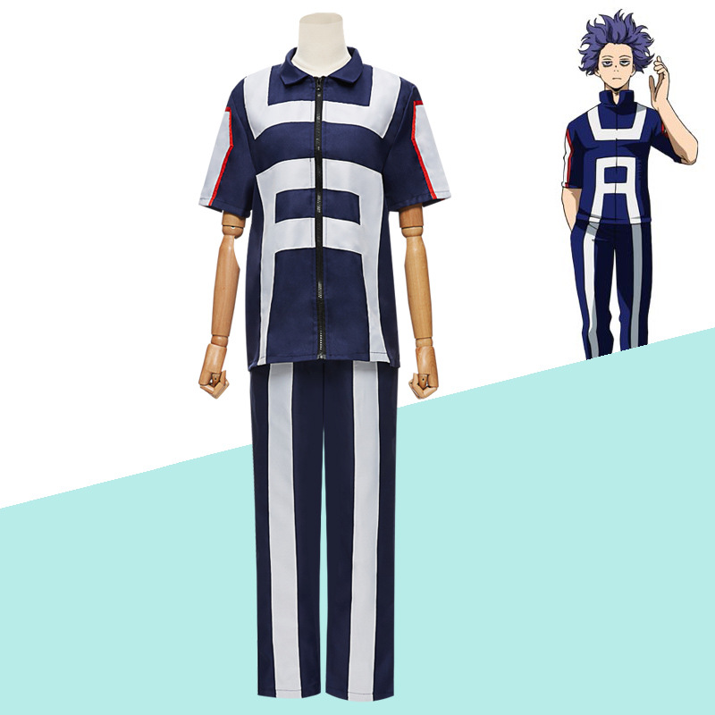 我的英雄学院cosplay爆豪胜己饭田天哉轰焦冻高校体操服套装