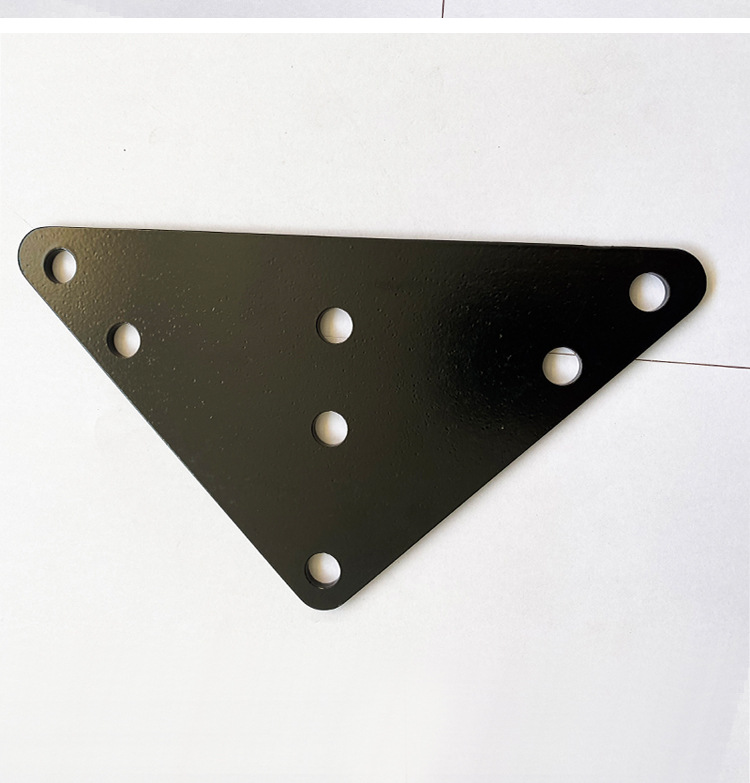 加厚三角铁片平面三角连接件三角形固定连接片床架连接配件批发