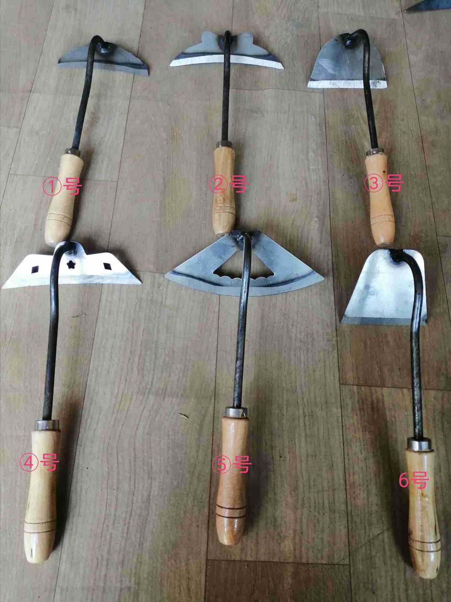 Hoe Hand Hoe Wooden Handle Small Hoe Library Hoe Hollow Hoe All Steel Hoe Weeding and Wasteland Hoe Home Gardening Hoe