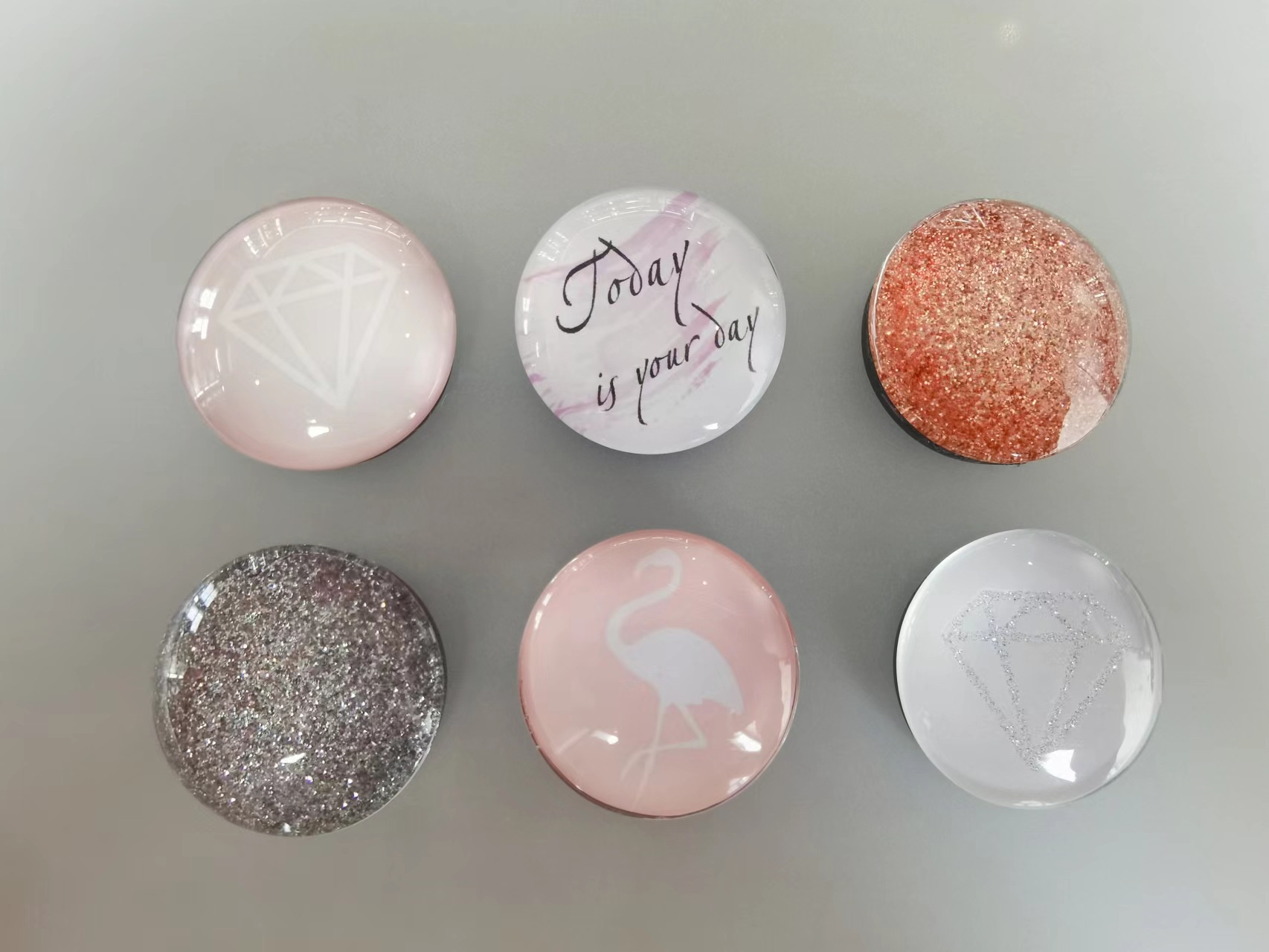 冰箱贴 厂家批发定 制 水晶玻璃冰箱贴 外贸冰箱贴 时光宝石贴片