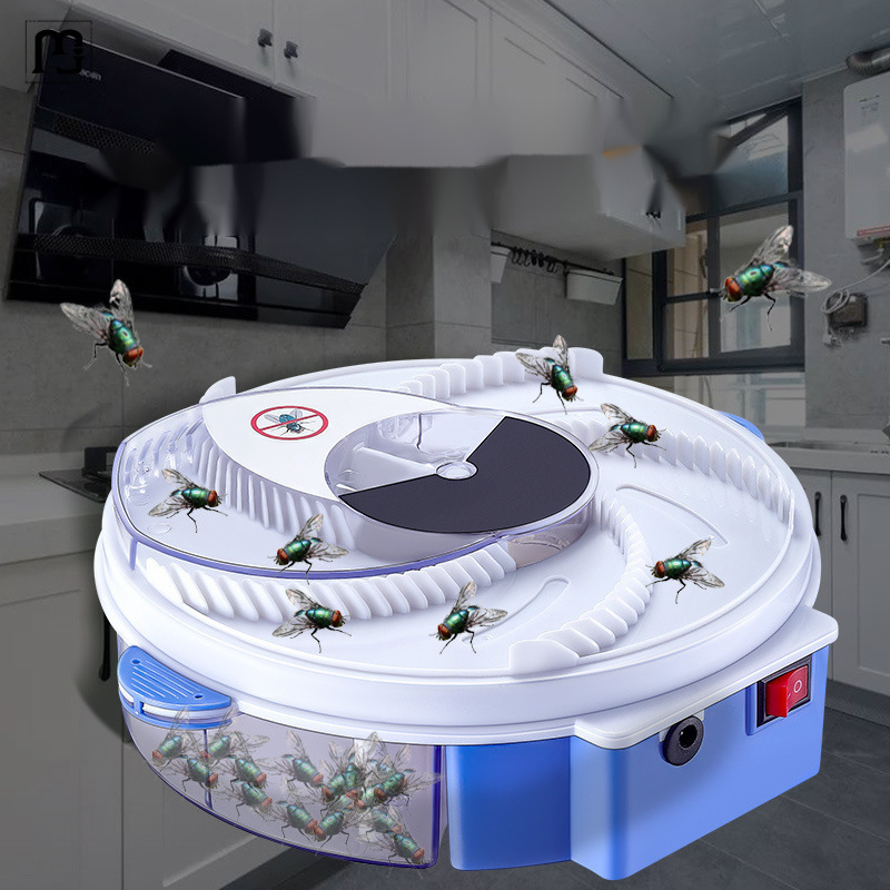 玛森灭蝇机扑蝇家用全自动捕捉苍蝇一扫光 抓灭杀诱蝇捕蝇器-阿里巴巴