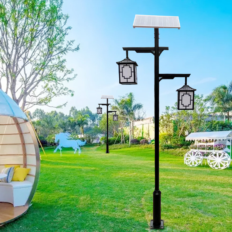 不锈庭院灯双头