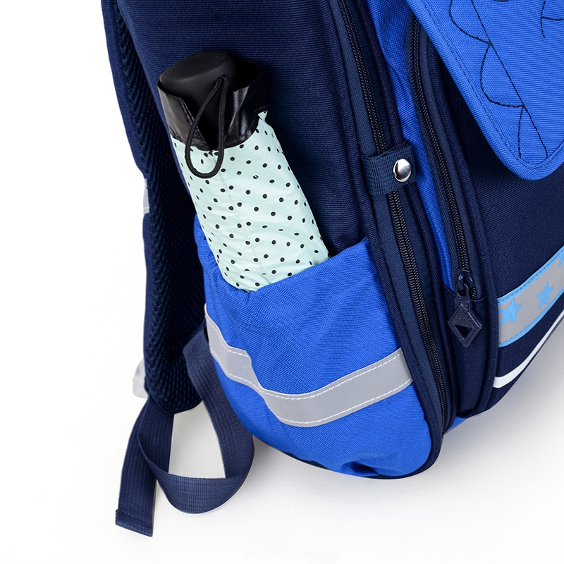 跨境外贸新款小学生书包儿童减负太空一片式全打开书包shoolbag