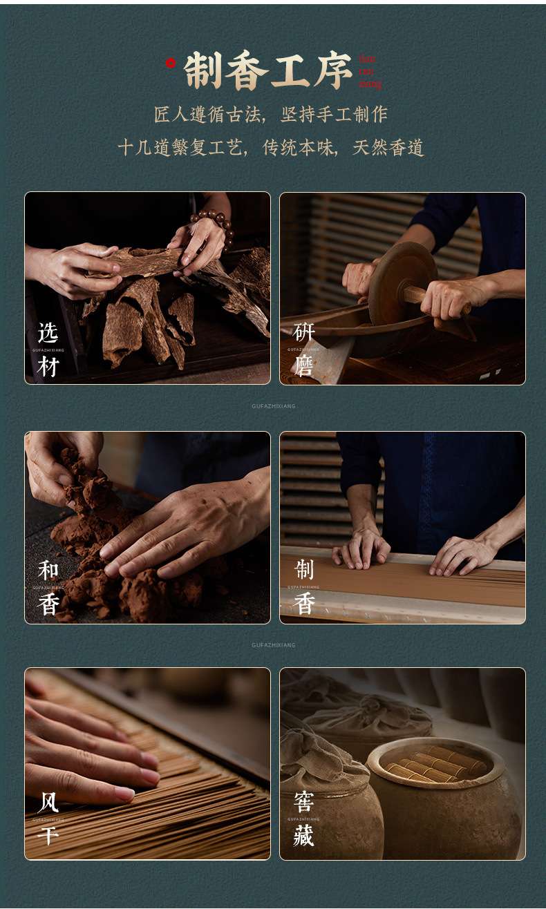 越南芽庄老料虫漏料沉香线香 20克管装 家用室内香道佛香线香批发