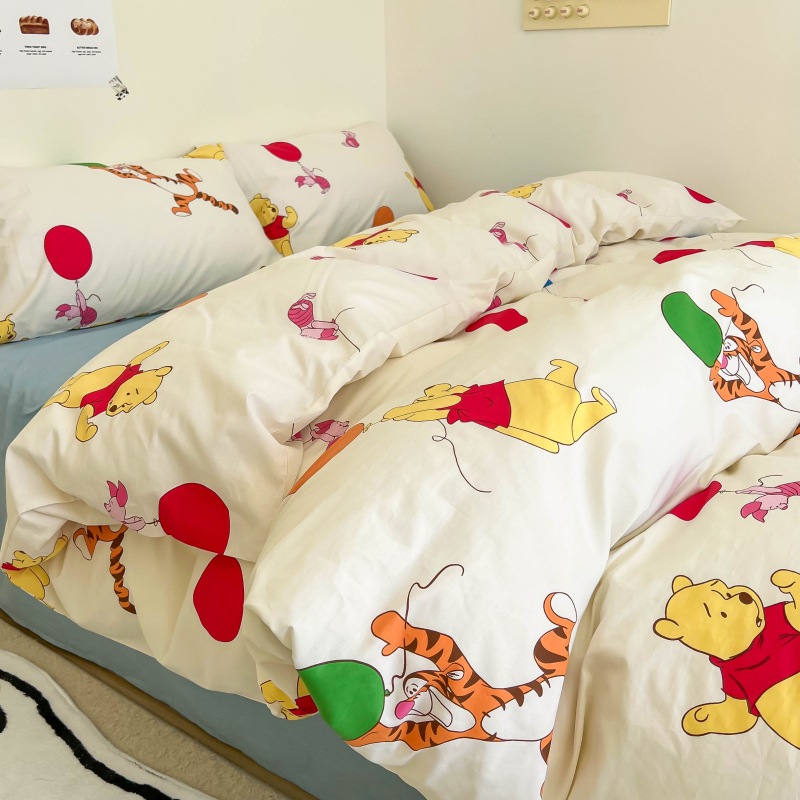 disney four-piece cotton cartoon student four-piece cotton household printing children‘s bedding gift wholesale