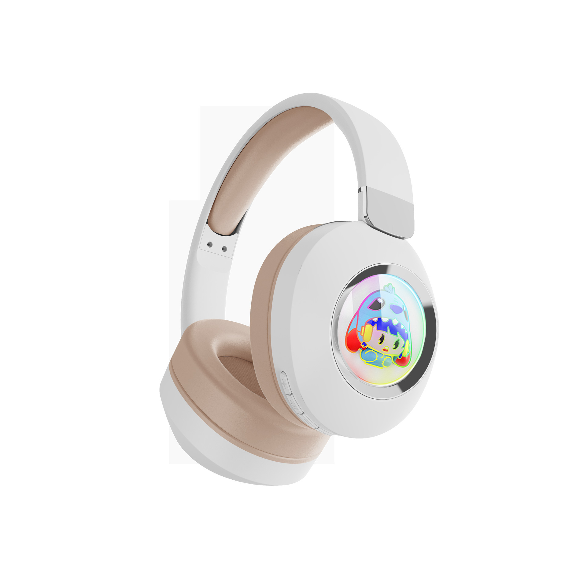 跨境新款st856太空舱led发光头戴式蓝牙耳机(小孩公仔)无线耳麦