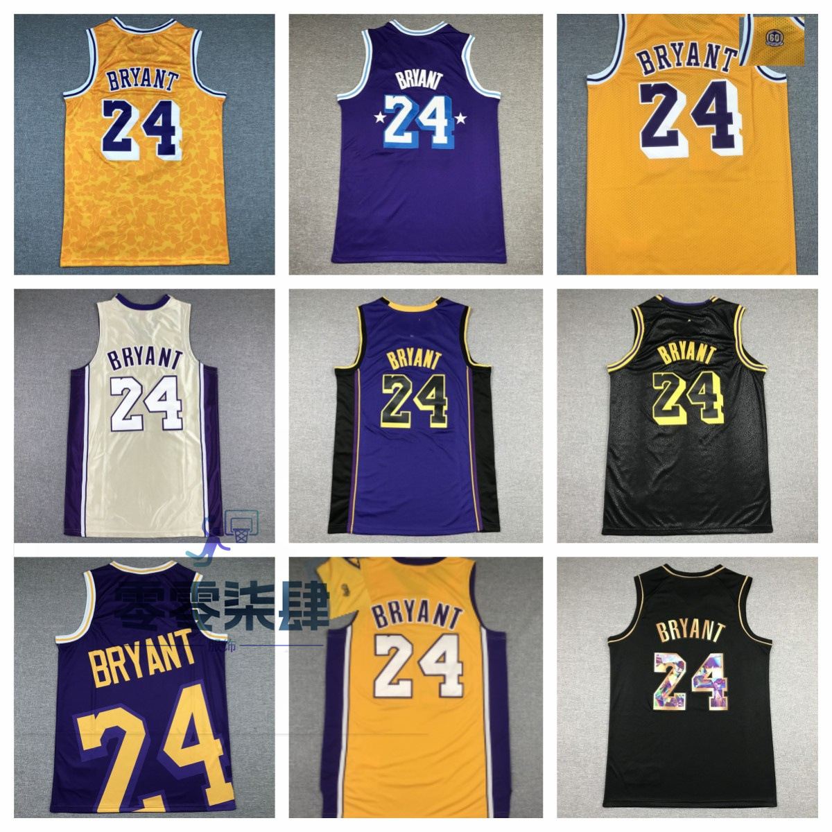 刺绣篮球球衣 湖人队24#8号科比 篮球球服批发lakers jersey 代发