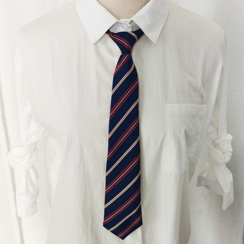 日系jk条纹套装手打免打尖角领花领结蝴蝶结摄影演出道具搭配衬衣