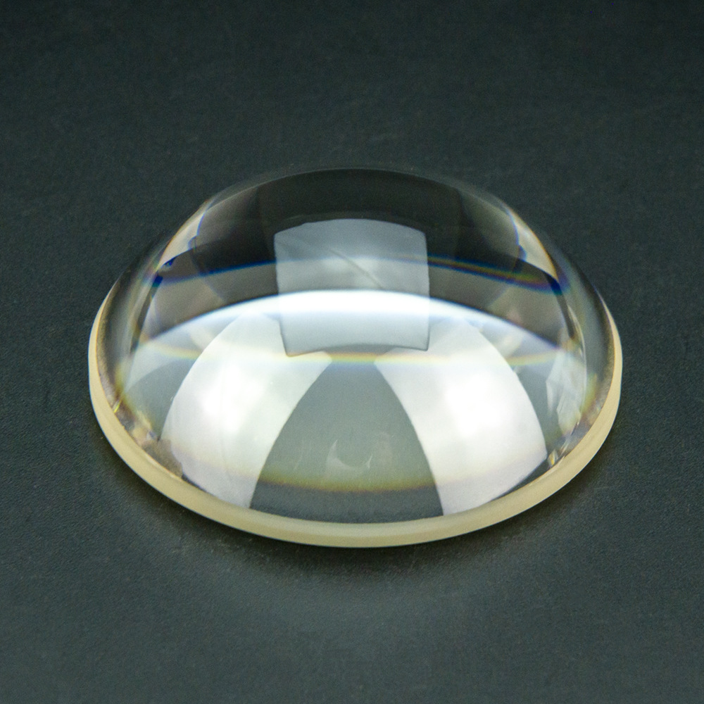 定制半球透镜光学玻璃凸透镜 调焦聚光led太阳能路灯激光照射zlm