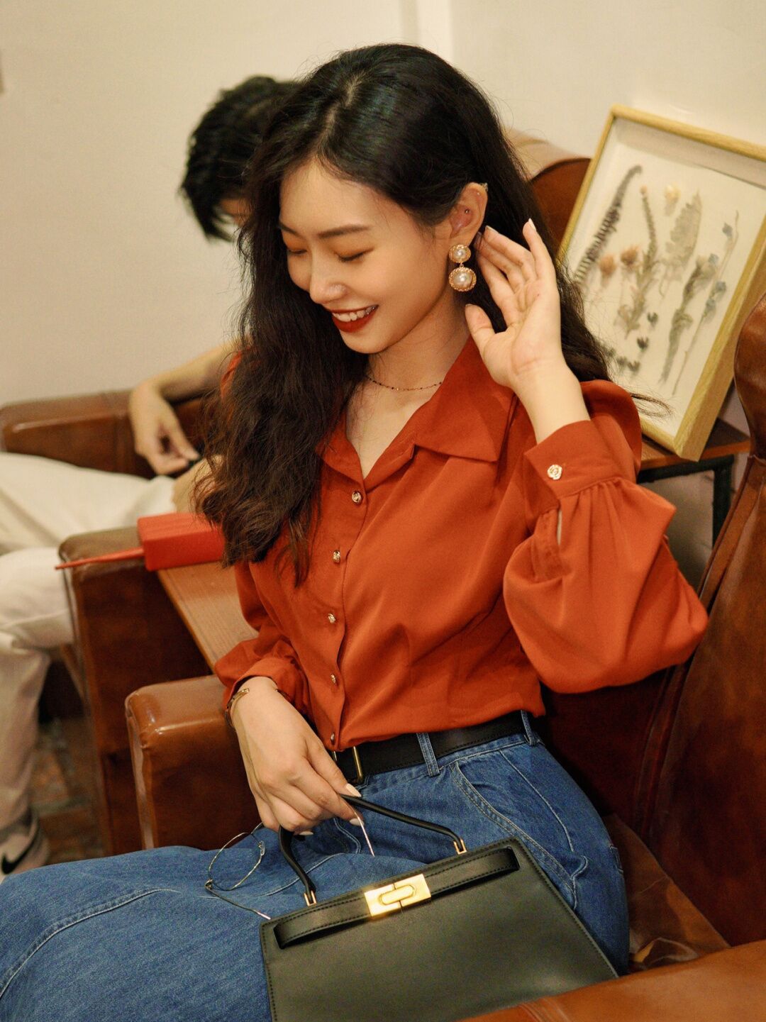 写真服装复古港风主题拍照套装街拍款少女个人艺术照影楼摄影服饰