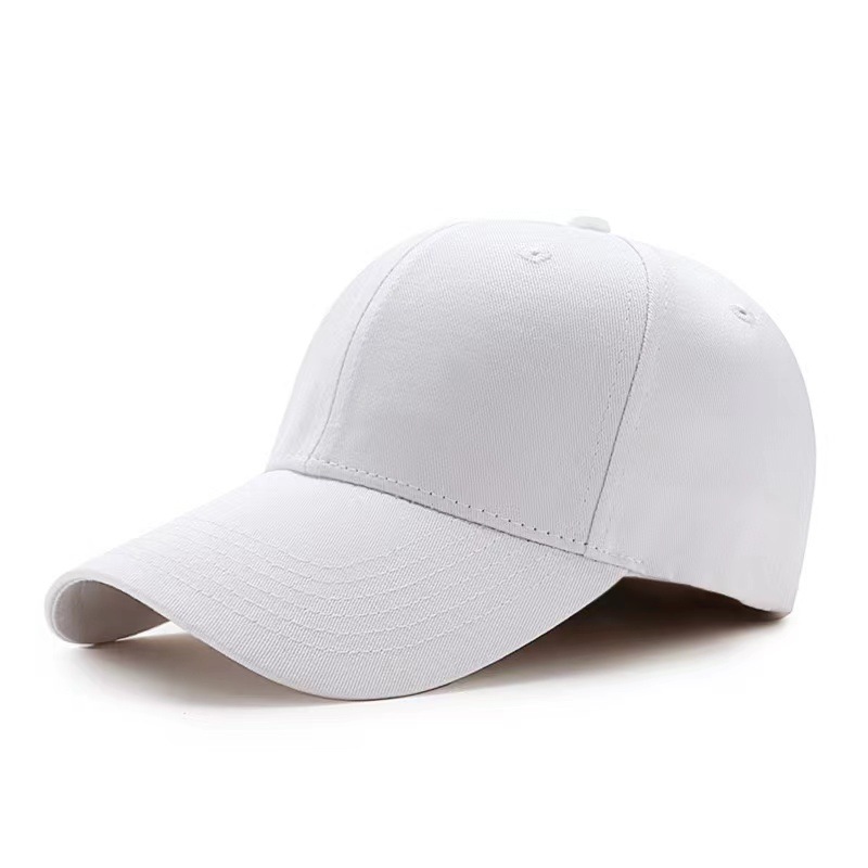 Cotton Hat Custom Printed Embroidered Logo High-End Sun Protection Peaked Cap Wholesale Korean Advertising Baseball Cap Custom