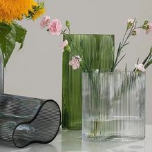 创意脚丫型玻璃花瓶玫瑰百合鲜花客厅卧室插花水养高颜值花瓶摆件