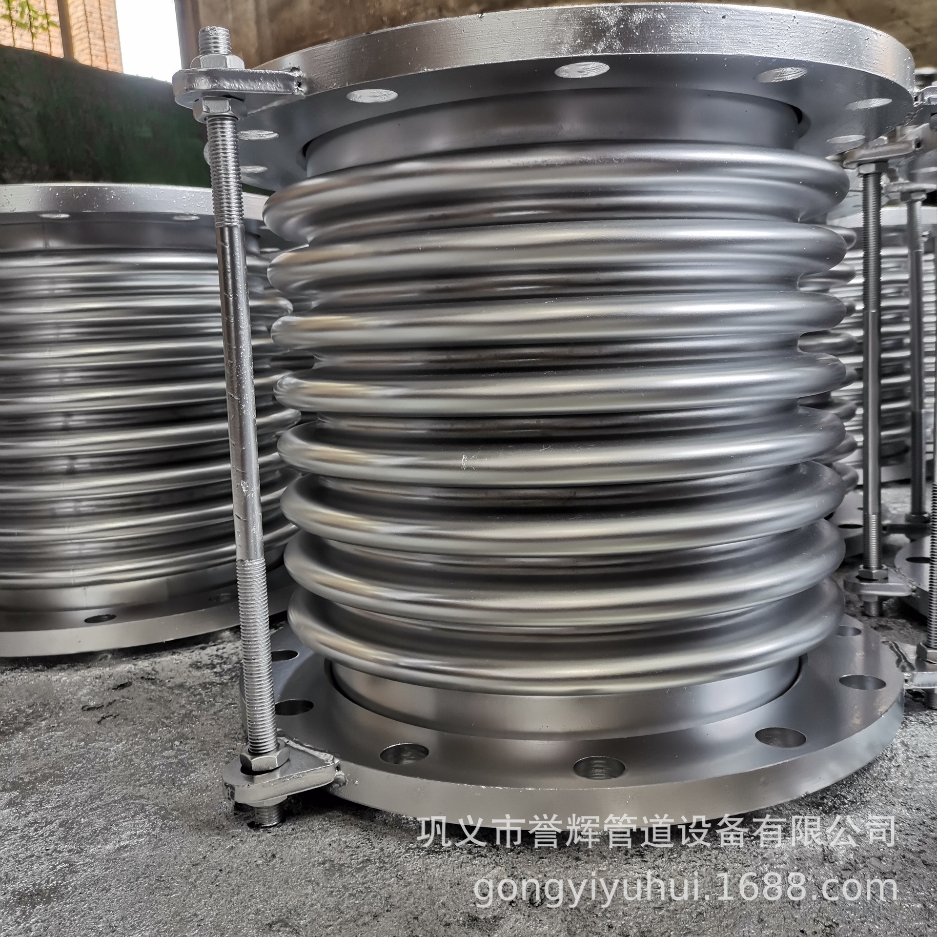 专业批发单层双层304不锈钢耐高温高压蒸汽波纹补偿器 膨胀节可订