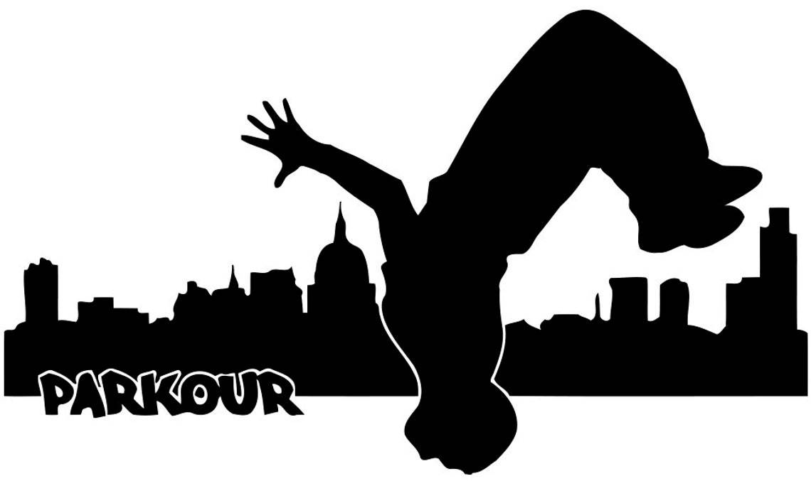 parkour 跑酷极限运动墙贴花wall decor跨境马逊ebay速卖通dw2845