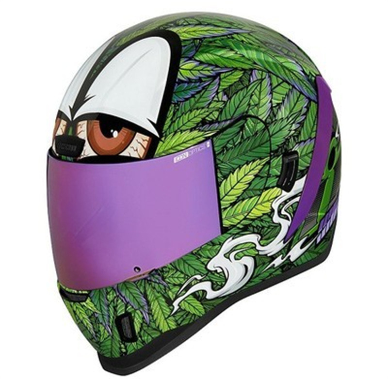 icon双镜片个性复古摩托车头盔 airform 帅气男女全盔时尚酷炫