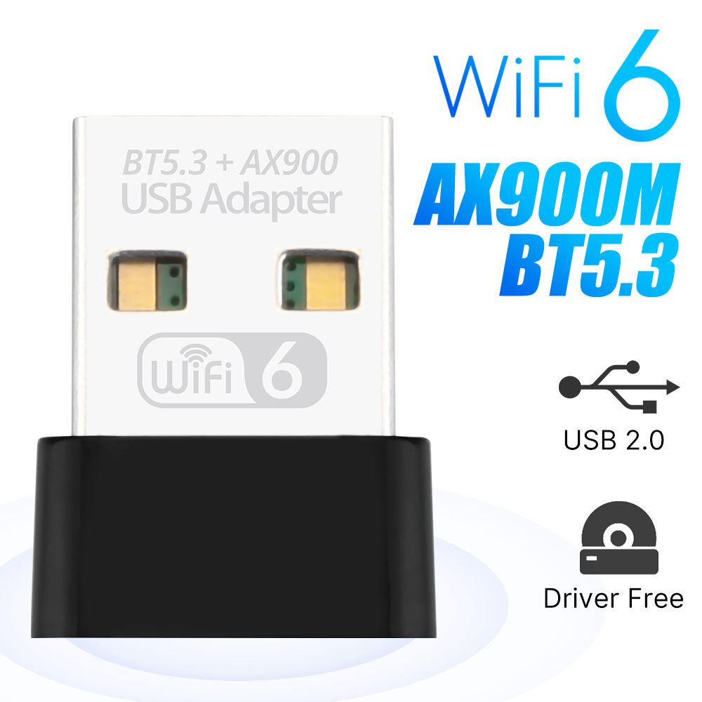 usb免驱动wifi6无线网卡ax900台式机笔记本电脑wifi接收器发射器