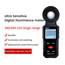 200000Lux Digital Illuminance Light Meter Tester Luxmeter Ha