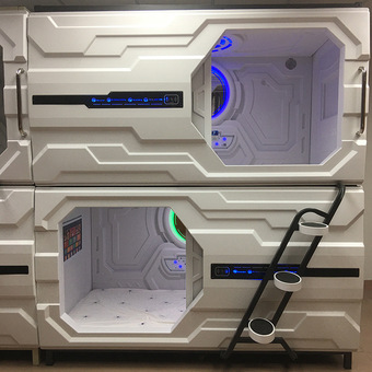 太空舱床单人智能电竞酒店公寓家庭办公室宾馆儿童房休闲简约家具