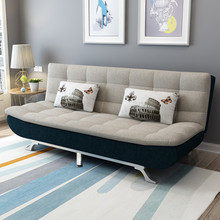 小户型沙发客厅可折叠沙发床两用卧室公寓简约现代出租房懒人布艺