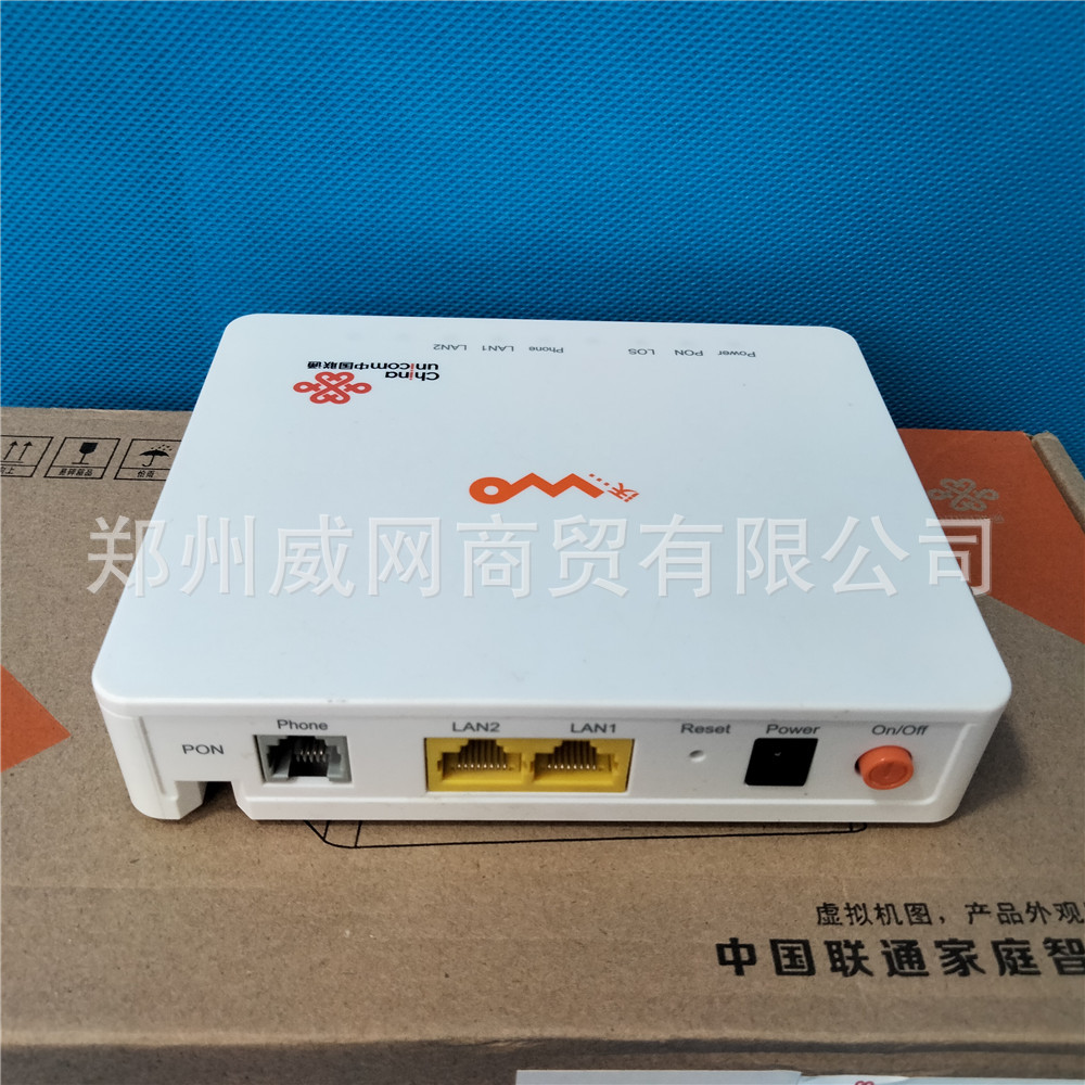 适用于中兴zxhn f407光猫f407zahgu协议河南联通eponftth光纤设备