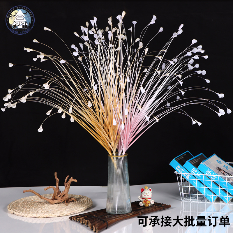 New Tagetes Patula Artificial Flower Arrangement Flying Grass Wedding Road Lead Wedding Hall Decoration Wholesale Phoenix Tail Tagetes Patula