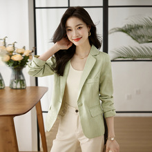 短款小西装女2023秋季新款韩版修身显瘦长袖外套 WA1816