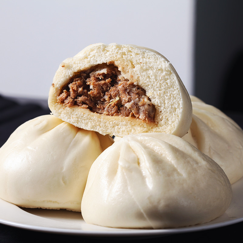 北京三益真大鲜肉包 餐饮半成品食材 冒菜馆小火锅主食外卖包子