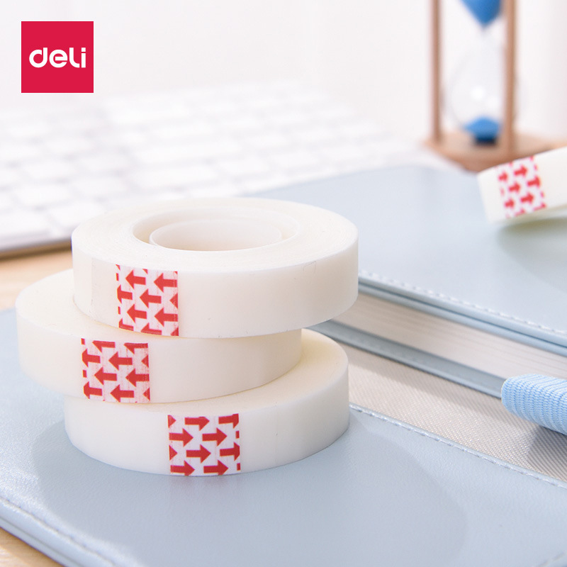 得力隐形胶带纸可手撕粘字贴错题粘贴复印可复制学霸学生用女抄题