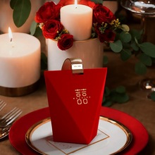 2023新款结婚喜糖盒创意红色婚礼中国风高级感新中式喜糖果袋手提