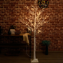 供应led仿真白桦树树灯户外庭院装饰景观灯圣诞节日布置白桦树灯