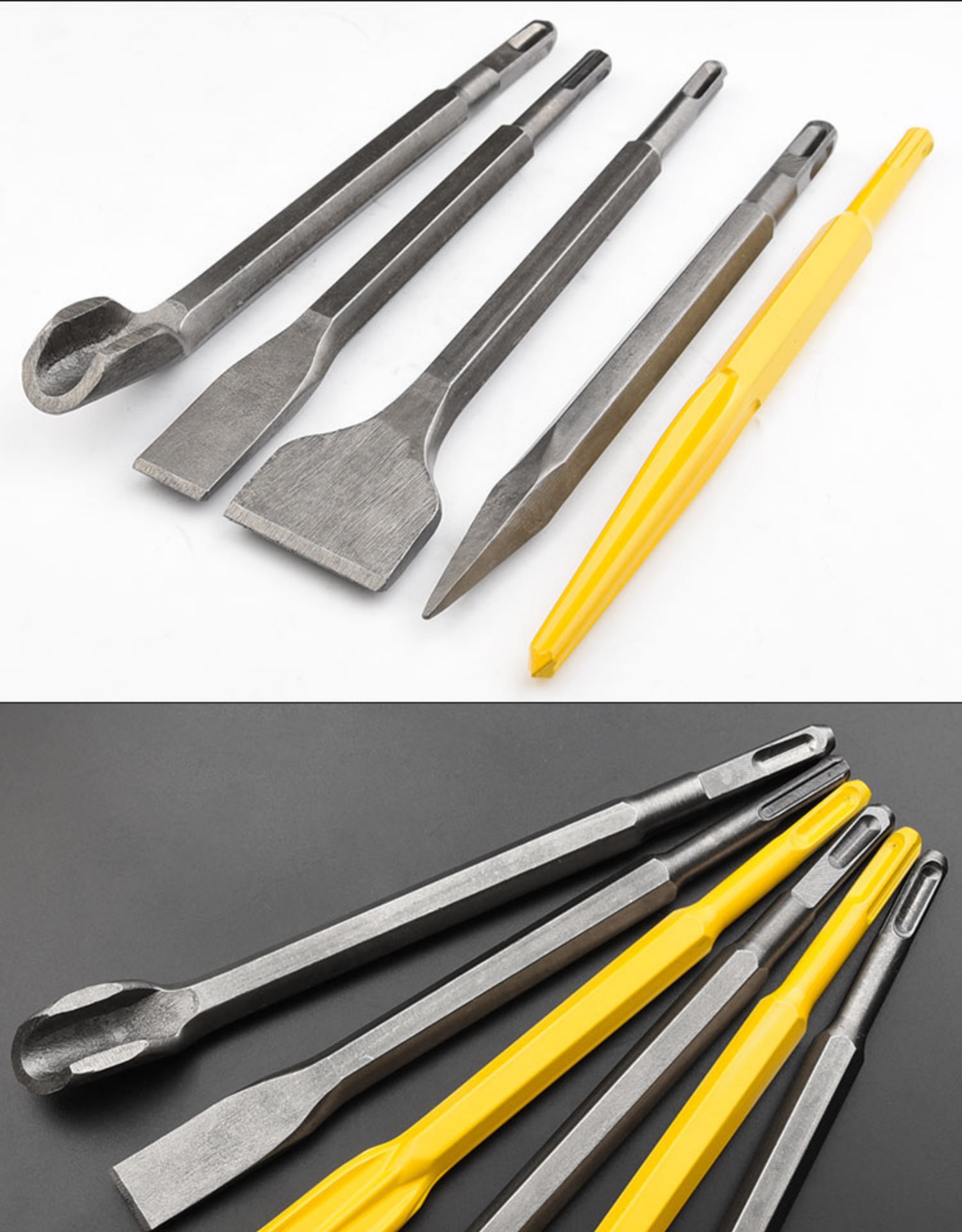 电锤冲击钻头方圆柄尖扁凿子镐钎电镐头铲子u型凿开槽钻混凝土头